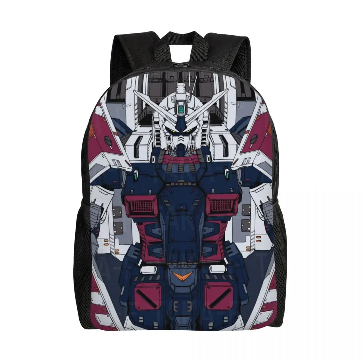 Zaini comici personalizzati Gundames Mobiles Suit per ragazzi e ragazze Borse da viaggio per scuola universitaria Donna Uomo Bookbag adatto per laptop da 15 pollici