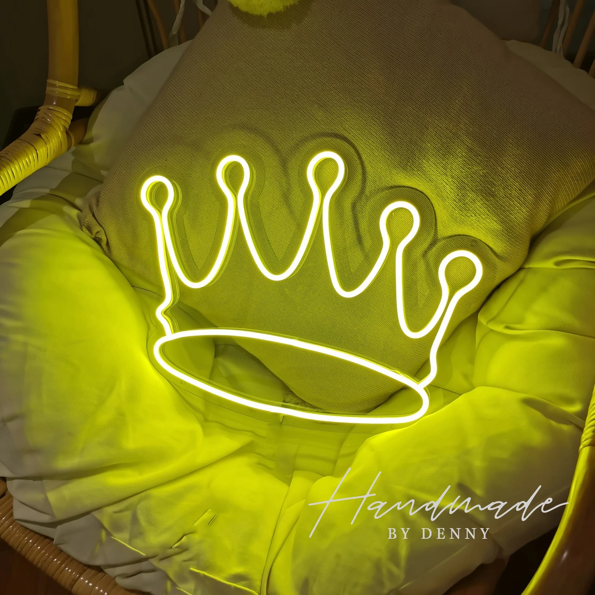 Insegna al Neon a Forma di Corona, per Camera da Letto, Salone, Decorazione Murale per Feste, Insegna al Neon Corona Trendy, Regalo di Compleanno