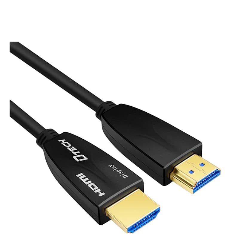 Whole Selling DTECH HDMI Fiber Optic Cable 10m HDR HDCP2.2 4K HDMI Optical Fiber Cable for TV Studio
