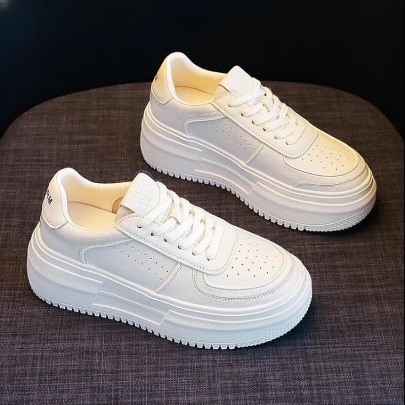 Summer New Thick Sole Little White Shoes Casual Woman Vulcanize Sneakers fashion Breath Sport shoes Platform comfor Flats Shoes