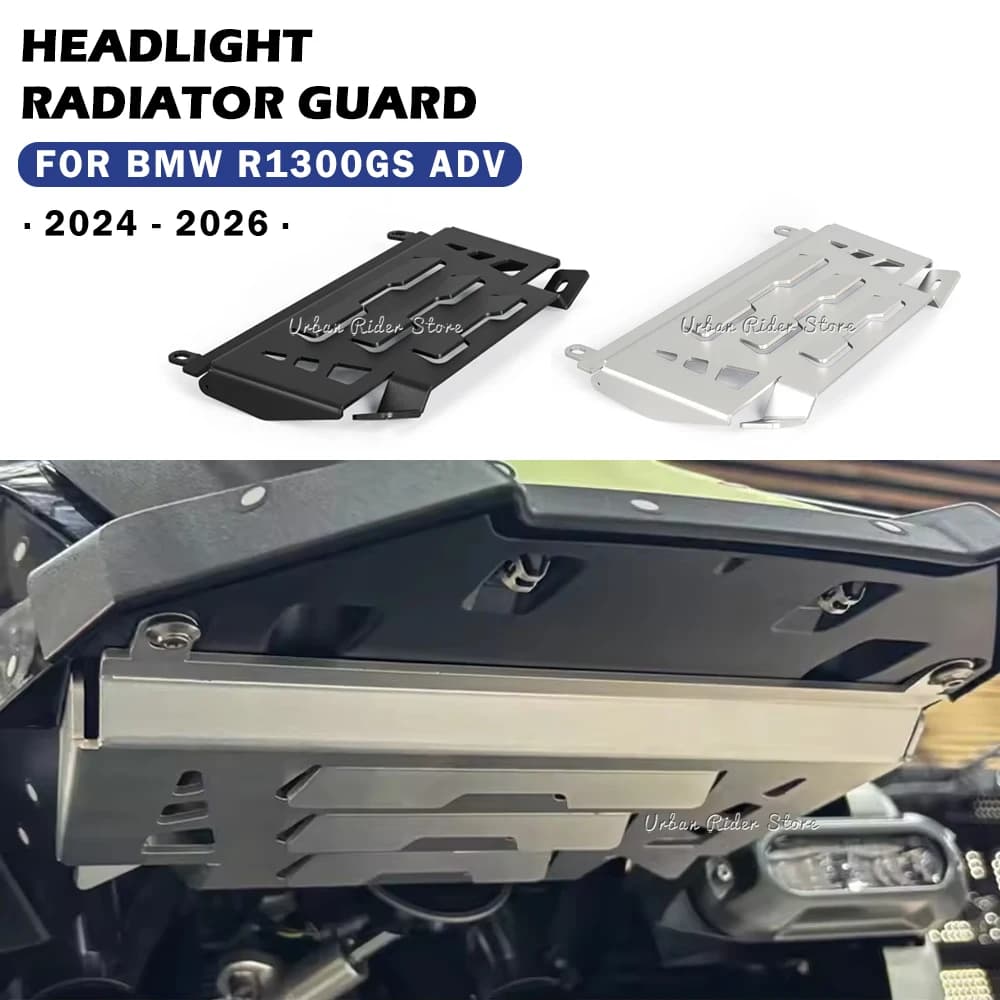 For BMW R 1300 GS Adventure R1300GS ADV 2023-2025 Motorcycle Headlight Radiator Guard Oil Cooler Grille Cover Mesh Protector