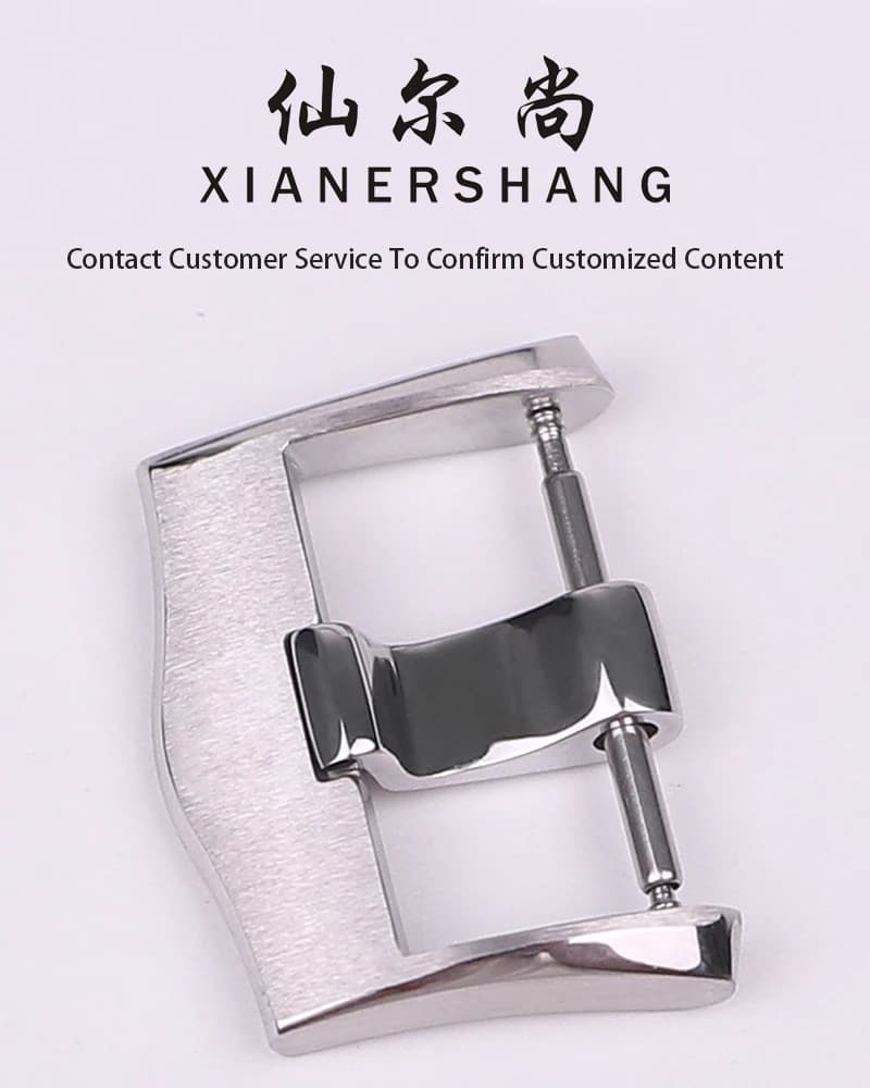 XIANERSHANG Custom O-MEGA SEAMASTER 300 Watch Closure 18 MILLIMETRI Needle Buckle Stainless Steel 316L Arrow Buckle Accessories For Watches