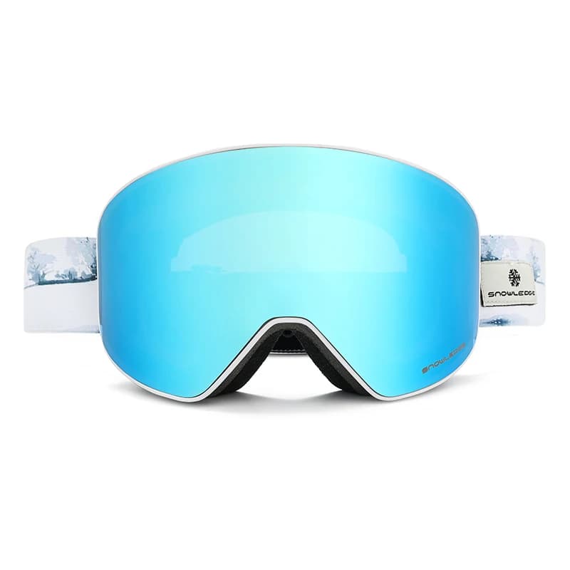 Occhiali da Sci e Snowboard con Lenti Staccabili, Antiappannamento, OTG, Protezione Invernale Polarizzata per Uomini, Donne e Giovani