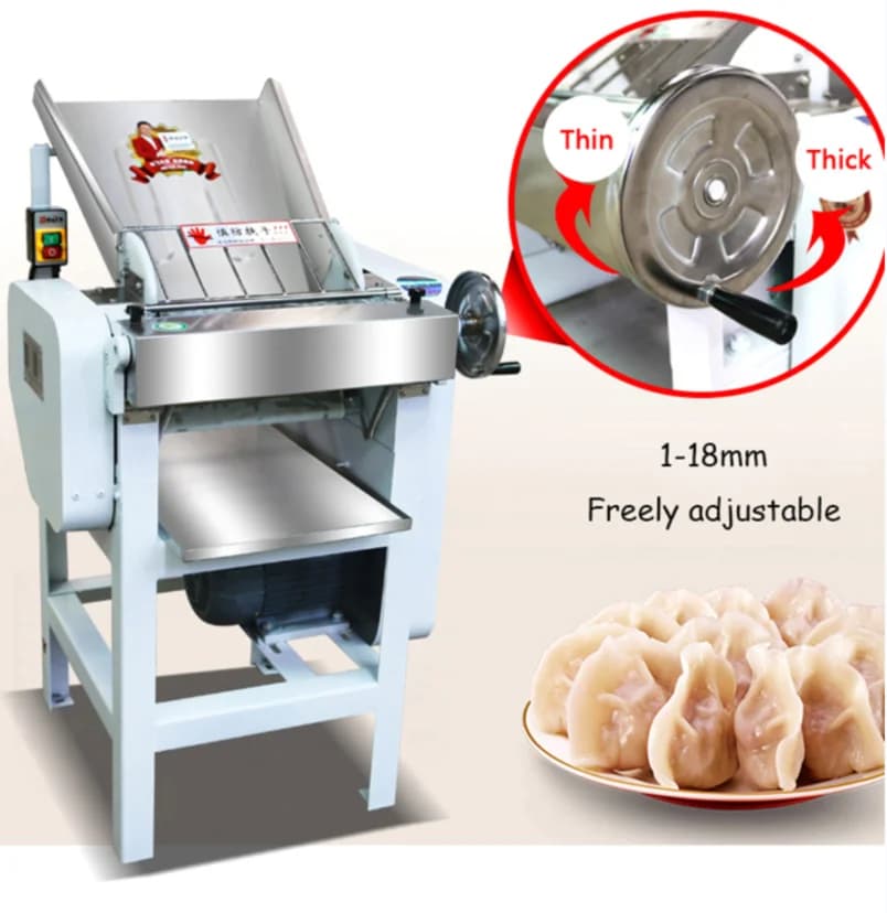Macchina per Pasta Commerciale Completamente Automatica in Acciaio Inox di Grado Alimentare, Pressa per Impasto Resistente per Fare Noodles