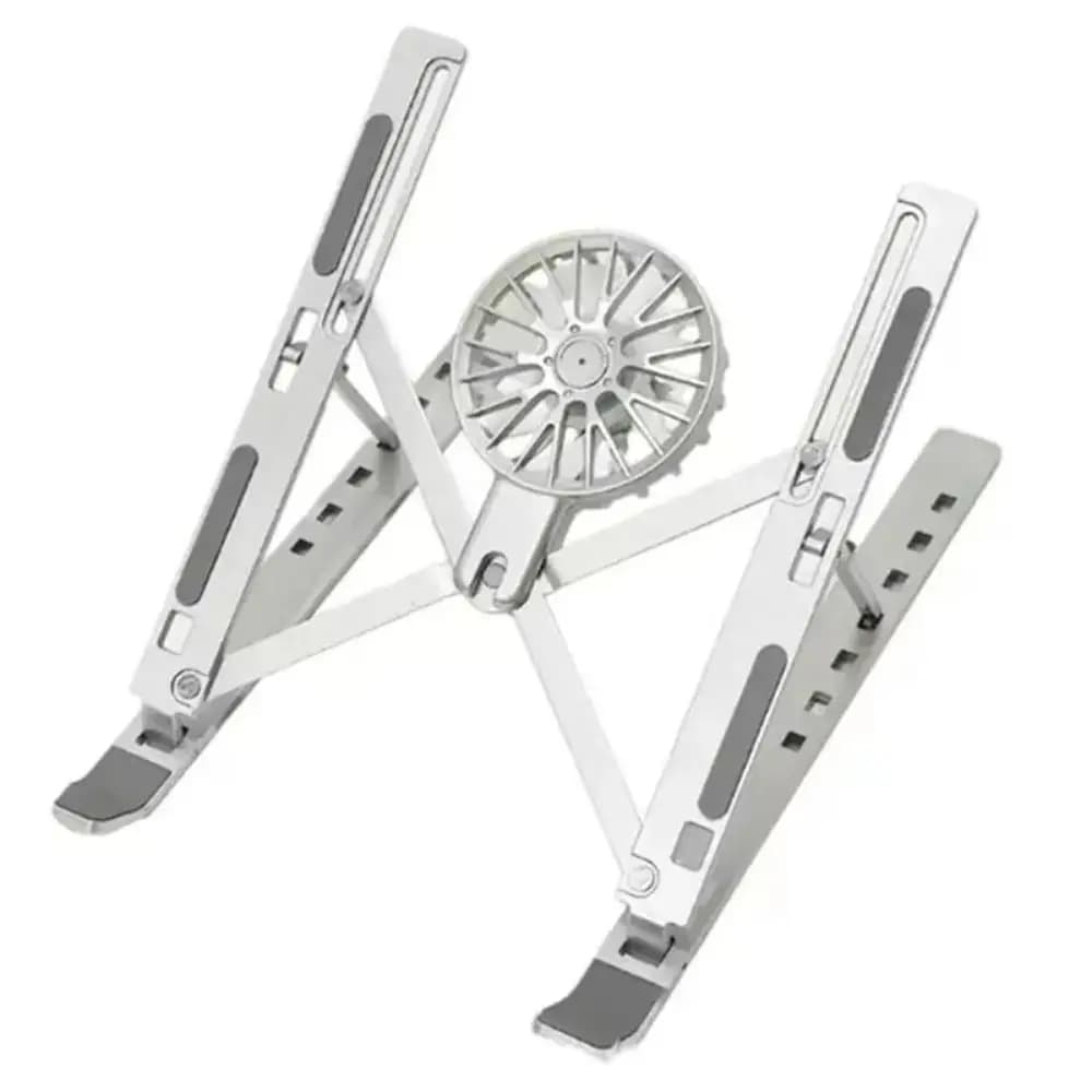 Foldable Laptop Cooler Stand With Fans High Quality Metal Notebook Computer Cooling Pad Portable Stand Adjustable Stand