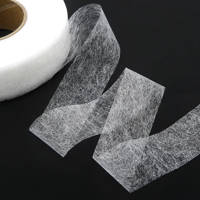60 Metri/Rotolo Double-sided Non tessuto Interlining Tessuto Adesivo Panno Ferro Sul Orlo Nastro Interlining Web FAI DA TE Cucito Artigianato