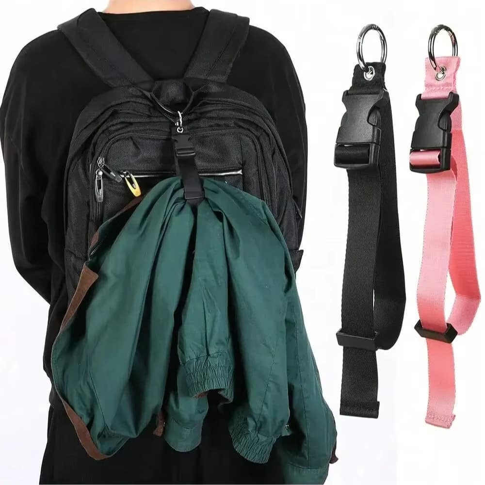 Cinghia Portatile per Bagagli, Fibbia Resistente per Esterni, Clip per Zaino Uomo Donna, Etichette Regalo da Viaggio Indispensabili per Accessori Bagaglio