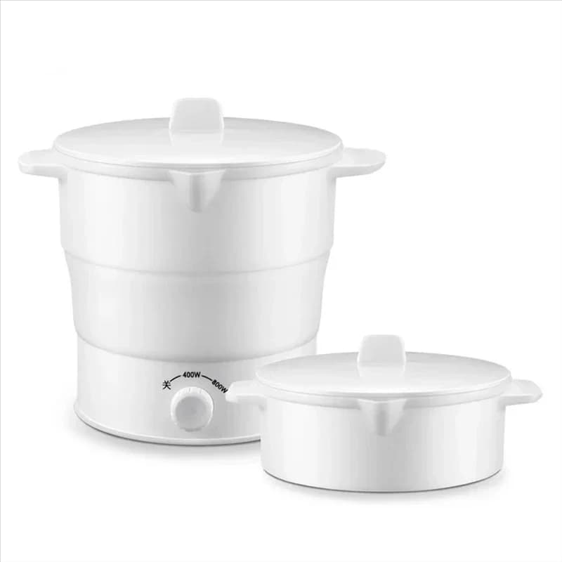 B89B- Portable Foldable Multifunctional Electric Pivot for Travel kettle Hot pot Cooking Water kettle Silicone camping equipment Eu Plu