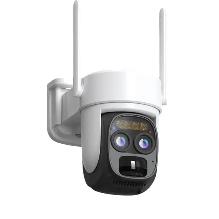 O-Kam APP 4MP 5X Zoom Doppia lente Telecamera dome IP AI Rilevazione umanoide Sicurezza a colori CCTV Citofono Baby Monitor