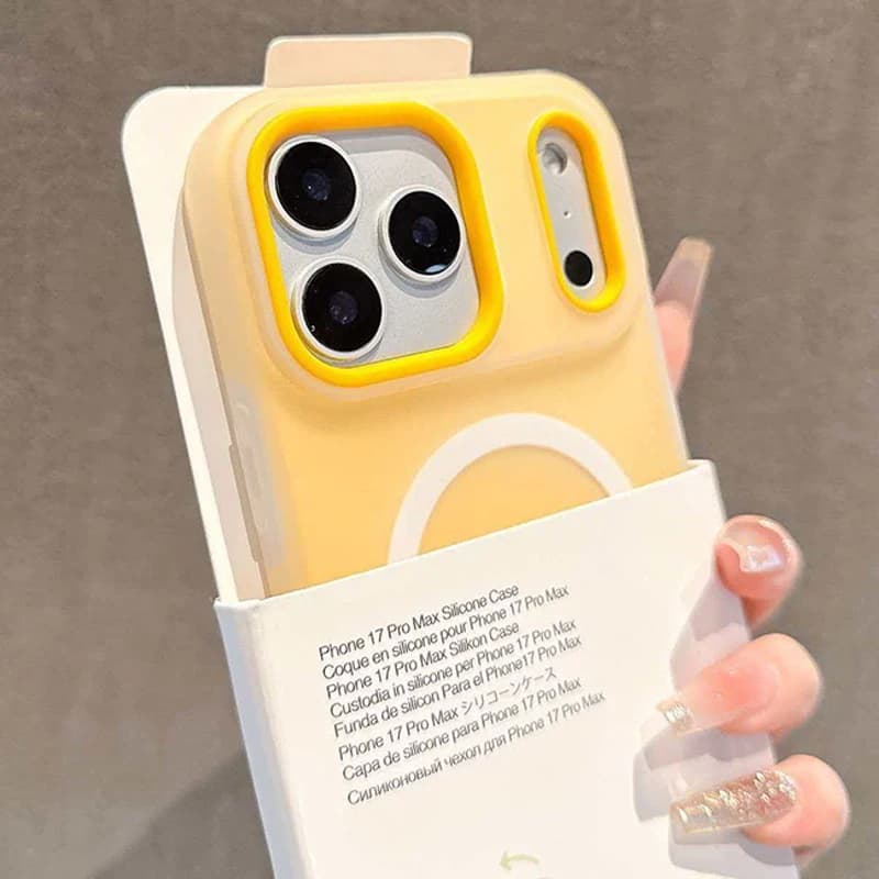 Custodia magnetica di lusso color caramella 2 IN 1 per iPhone 17 Air 16 15 14 13 12 11 Pro Max Plus per copertura opaca con ricarica wireless Magsafe