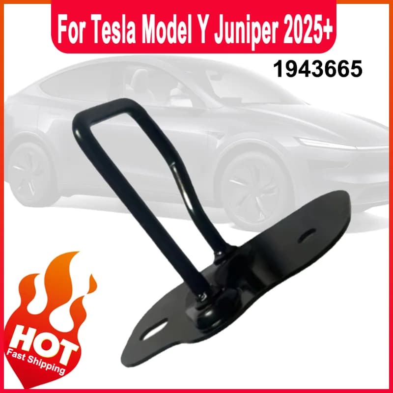 Gancio di bloccaggio del cofano anteriore per Tesla Model Y Juniper 2025 + piastra di chiusura del cofano 1943665 parti di ricambio per auto nuovi accessori Para Auto
