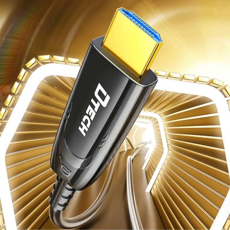 DTECH 8K HDMI fiber optic cable 20 m cable from HDMI to HDMI 2.1 Supports 8K to 60 Hz for projection