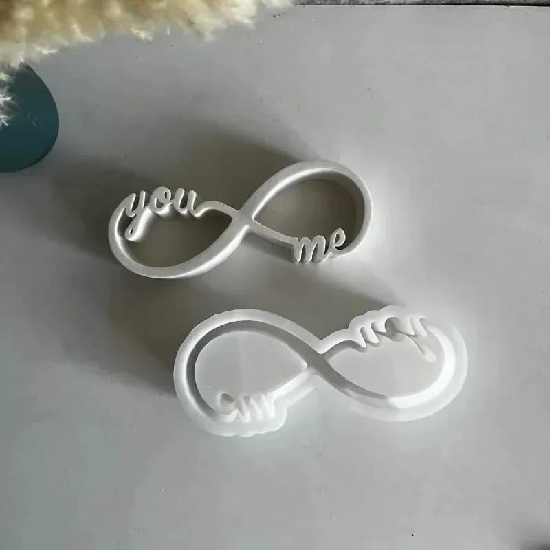 Stampo in Silicone 2026-Premium per Portacandele a Forma di Coppa 'Amore Eterno' per Cemento, Gesso, Ornamenti e Aromaterapia