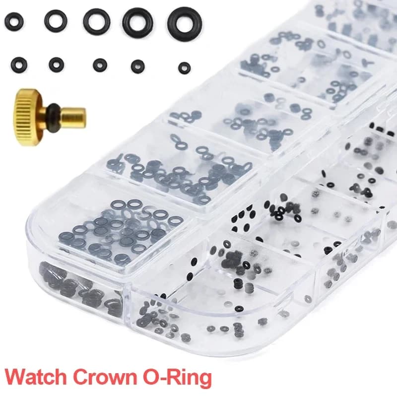 Nuove Mini Guarnizioni in Gomma O-Ring per Corone di Orologi, Sigilli Impermeabili, Strumenti per Riparazione Orologi