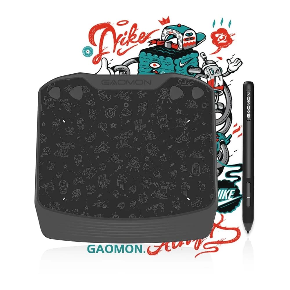 Tavoletta grafica GAOMON S630 con penna passiva AP32 – Ideale per animazioni 2D/3D, disegno, appunti e supporto per sistema operativo Android