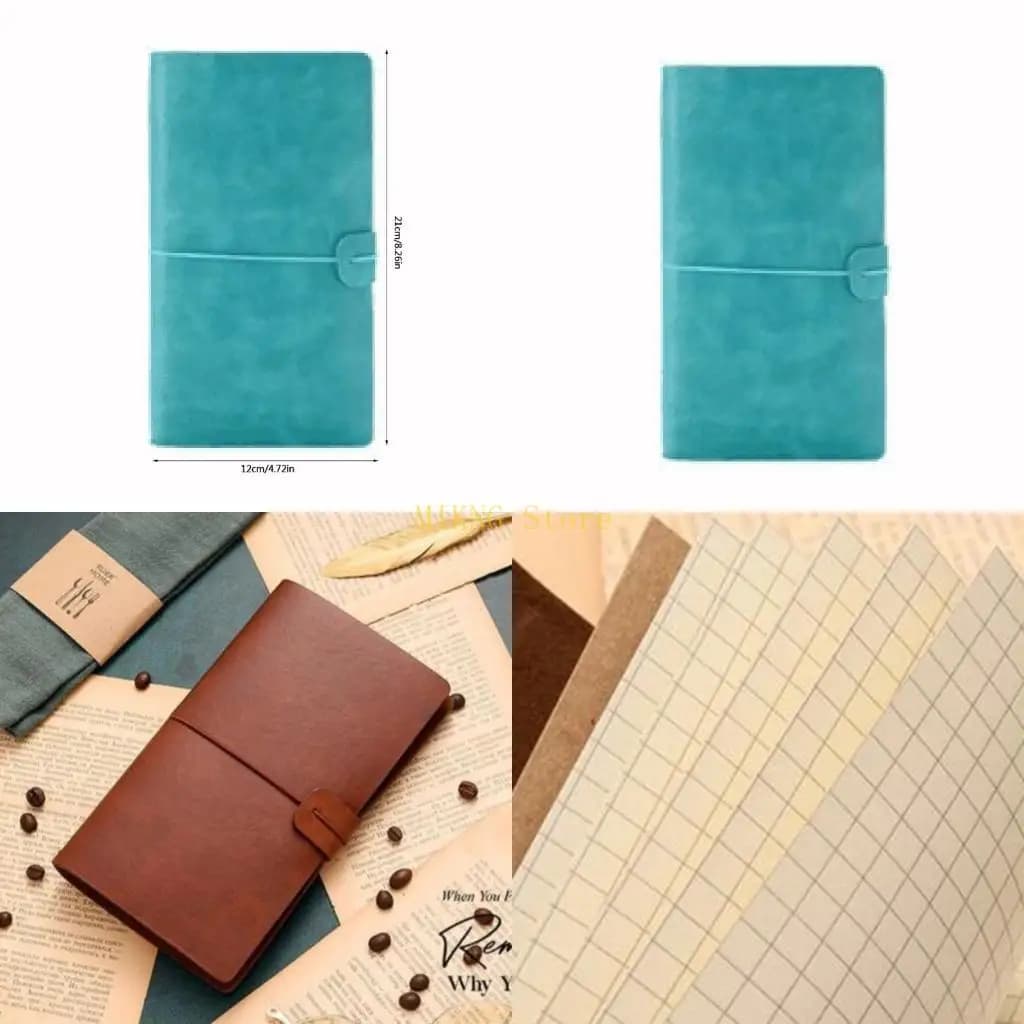 Retro Travel Journal Poratable Notepad Vintage Travel Notebook PU Leathre Notepads for Business Men Women best sale