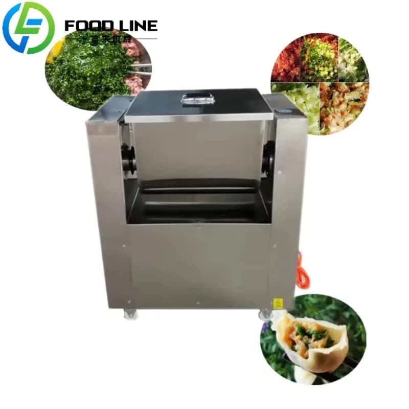 Frullatore per carne industriale Miscelatore di livello commerciale con struttura in acciaio inossidabile per la lavorazione degli alimenti