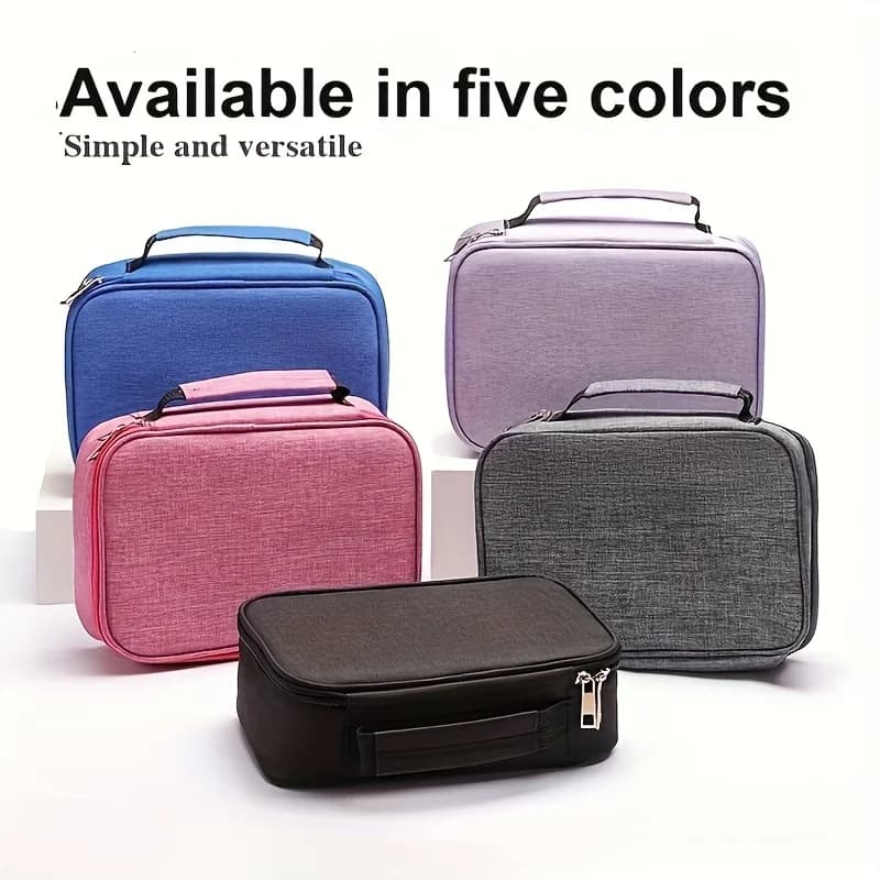 Simple Waterproof Pencil Case with 72 Holes - Large Capacity, Multi-Layer, Detachable, Lightweight & Portable Sketch Pencil Bag