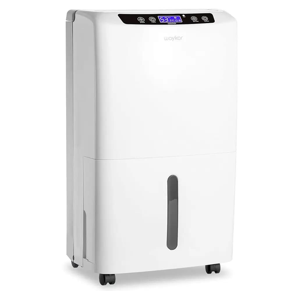 Deumidificatore certificato Energy Star per 2.000 piedi quadrati Ft. Spazi, Seminterrati e Grandi Ambienti con Tubo di Scarico e Serbatoio da 0,66 Galloni