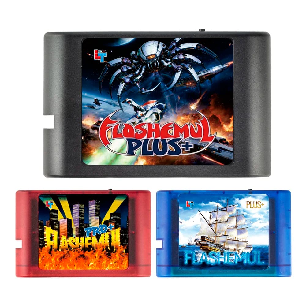 Emulatore di schede FLASHEMUL EDMD V1 Pro Cart MD V1 Plus per console Mega Drive 16-bit, accessori da gioco Flash MDV1 EDMD Cart