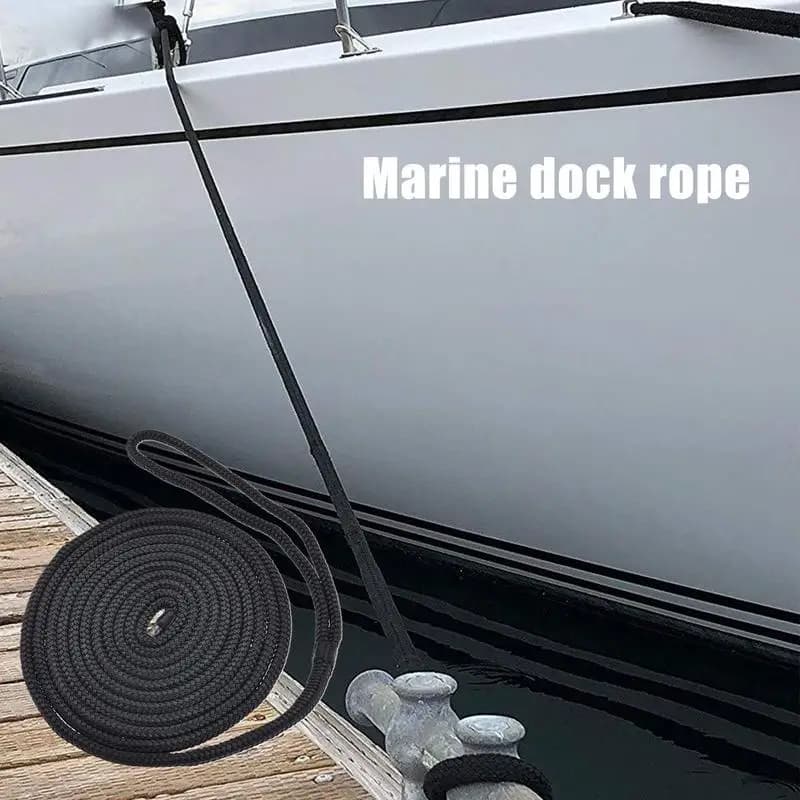 Corda marina Corde per dock resistenti con occhiello Forniture per kayak e canottaggio per pontone marino Tubi per kayak sul lago Canoa da spiaggia Sport acquatici