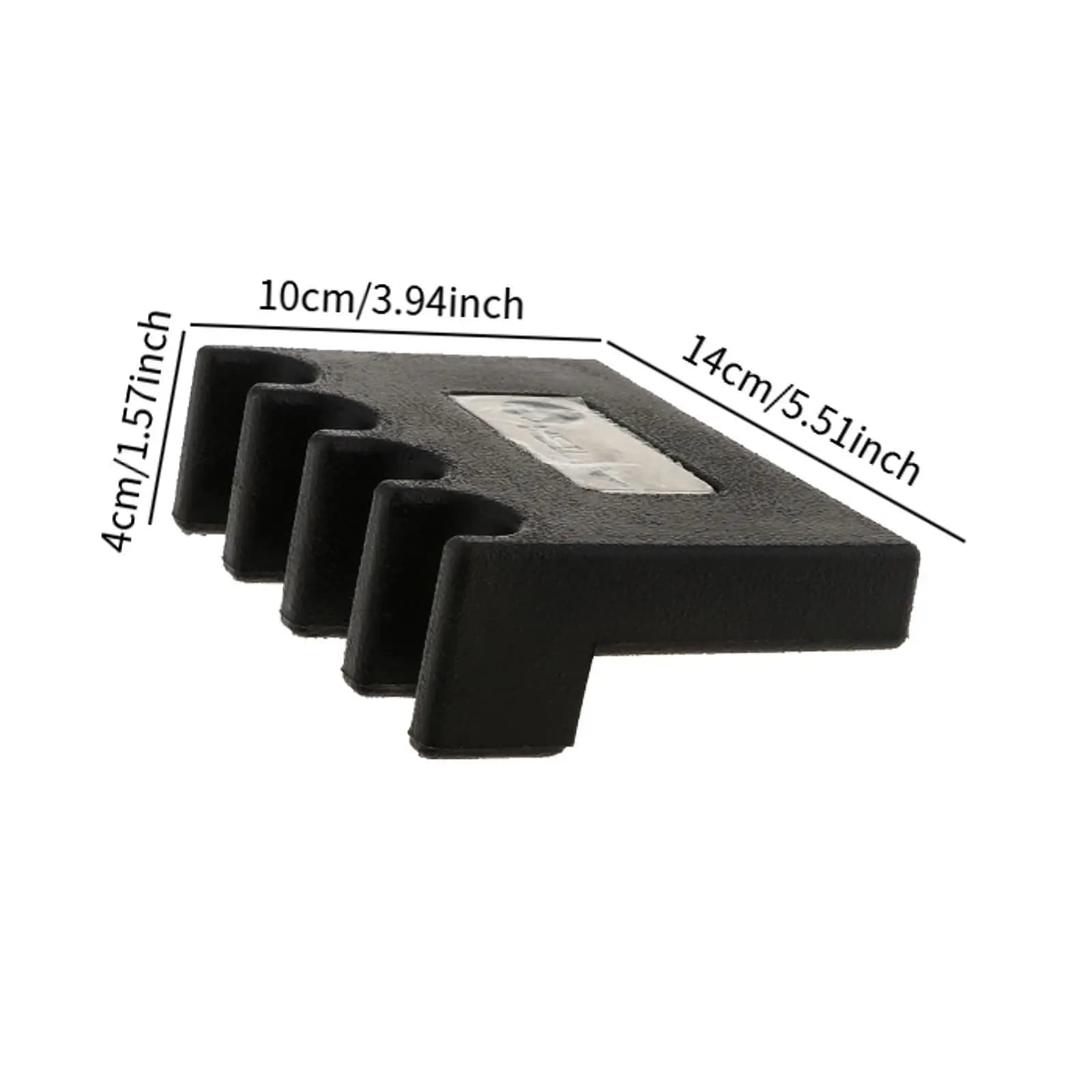 Supporto Portatile in Gomma per Stecche da Biliardo, Organizzatore per Tavolo da Biliardo, Accessori per Giochi di Biliardo