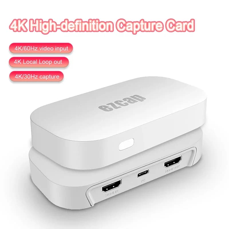 GameLink Neo 4k 30fps HDTV USB3.2 USB C Video Audio Game Acquisition Grabber Card Support Pass-Through for Computer TV PC