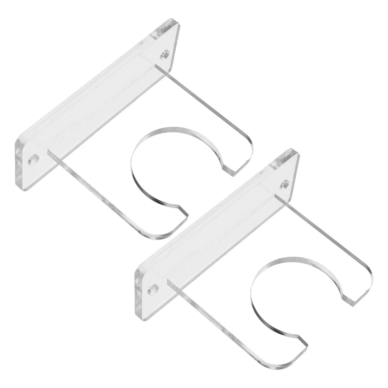 2 Pezzi Supporto da Parete in Acrilico per Racchette da Ping Pong, Espositore e Organizzatore per Uso Domestico, Stile Moderno Sportivo