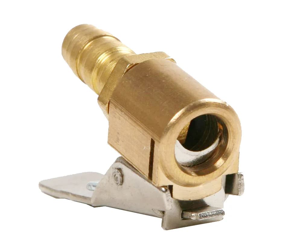 Connettore della valvola della pompa di gonfiaggio del mandrino dell'aria del pneumatico dell'auto Adattatore a clip Valvola della ruota del pneumatico automatico in ottone per la pompa gonfiabile