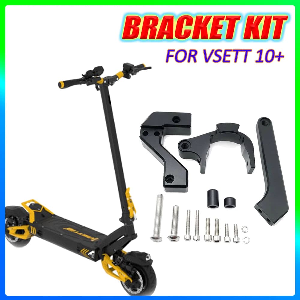 For VSETT 10+ Electric Scooter Increase Stability Safety High Spare Part Directional Steering Stabilizer Damper Assembly Bracket