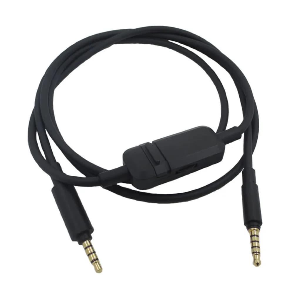 Audio cable for earphones 1.3m replacement for Beyerdynamic MMX300 II earphone accessories for microphone headphones