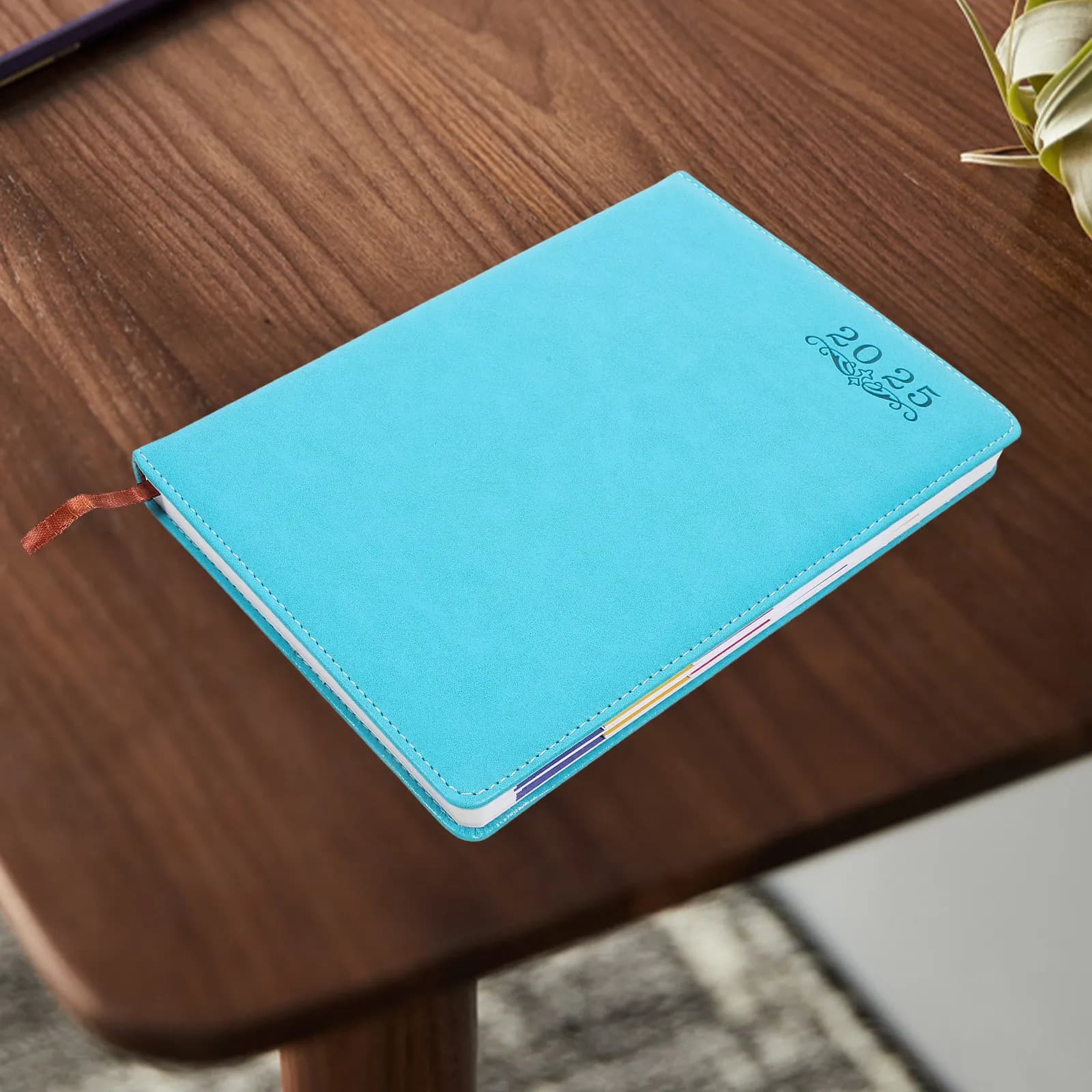 Yearly Schedule Notebook Lightweight PU Planner Notepad for Daily Office Planning and Task Management Daily Planner