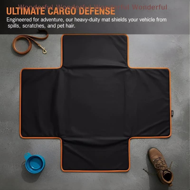 Universal SUV Pet Cargo Liner Heavy Duty Waterproof Trunk Mat Cover for Dog Owners Car Seat Protection