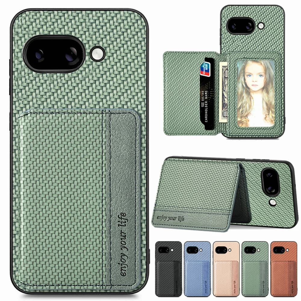 Custodia posteriore in pelle con blocco RFID per Google Pixel 10A 5G, Cover di lusso con chiusura magnetica per Pixel 10A