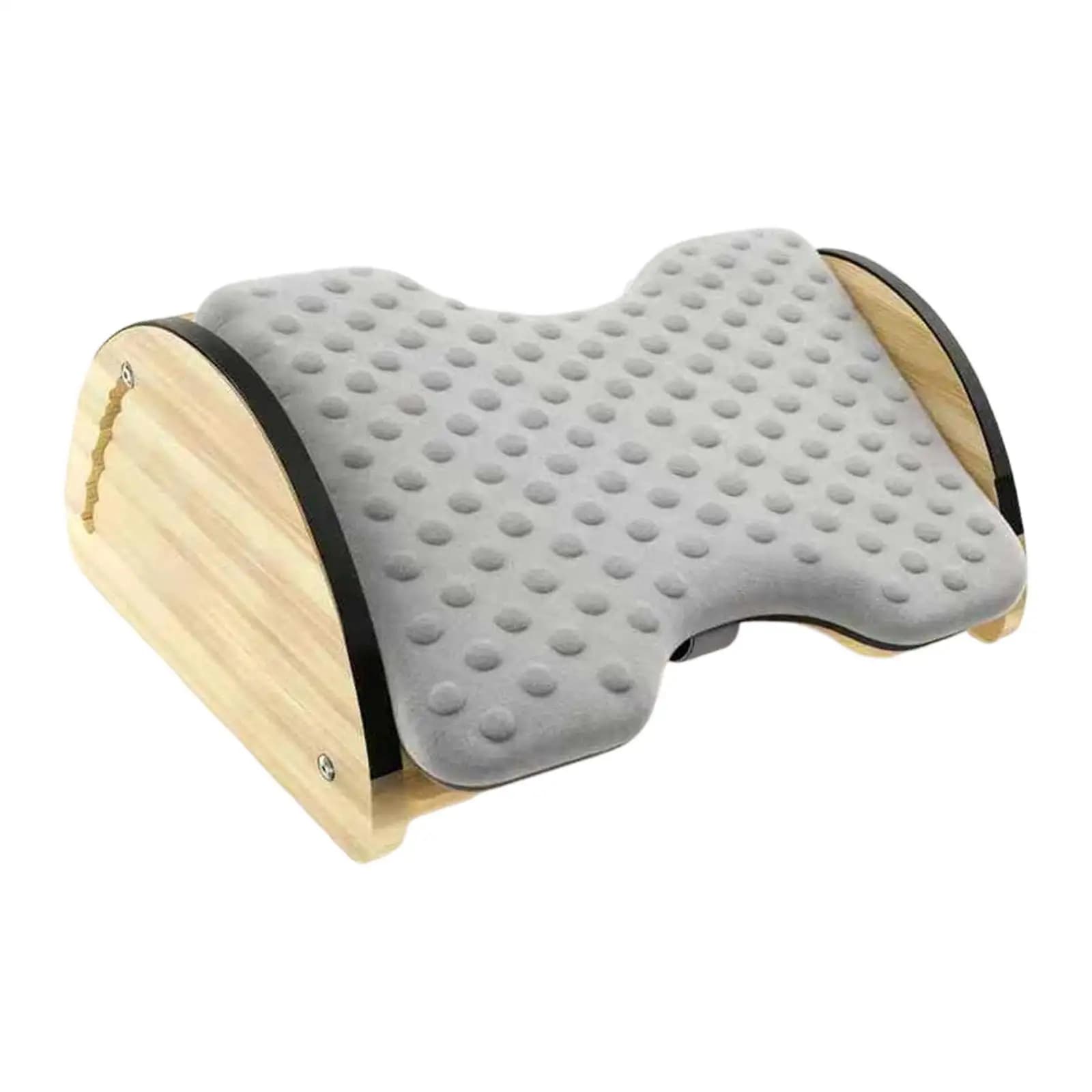 Poggiapiedi Ergonomico da Scrivania con Cuscino Antiscivolo, Sgabello per Piedi per Lavoro, Gaming, Bagno, Soggiorno