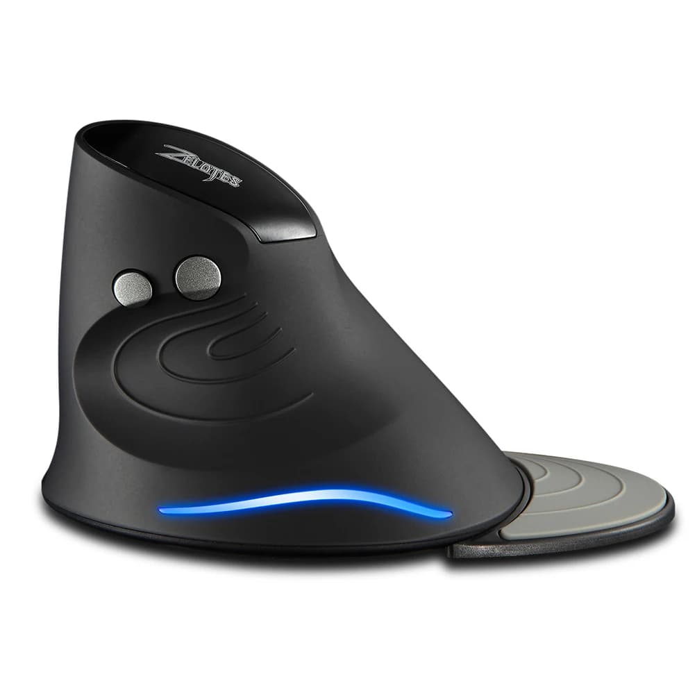 Mouse Verticale Ergonomico Wireless 2.4G USB, Regolabile 2400DPI, Mouse da Gaming con Luce RGB per Casa, Ufficio e PC