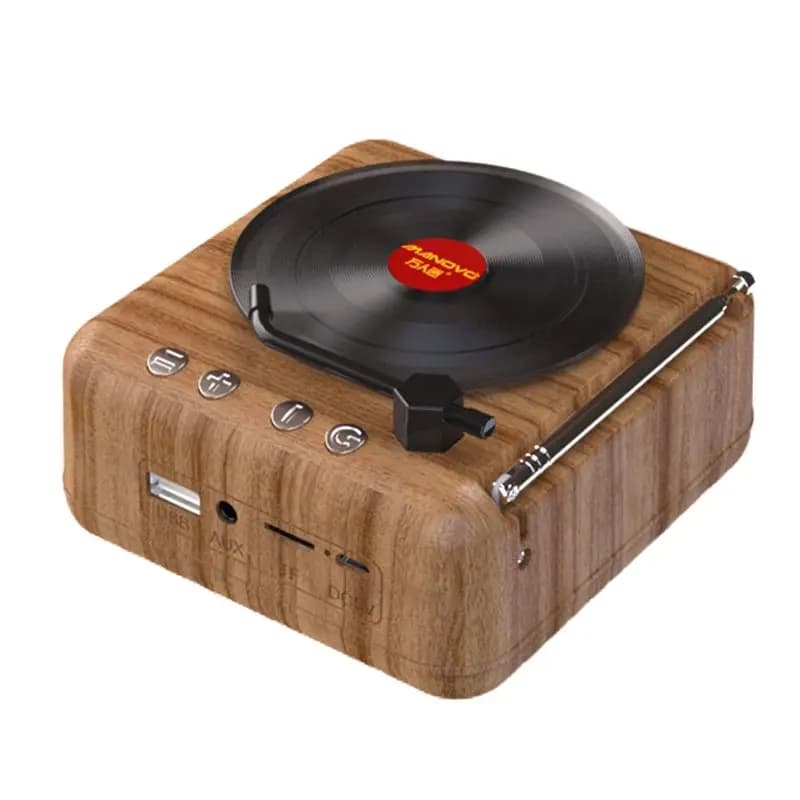 Manovo Portable Bluetooth Speaker Mini Music Bass Speaker Outdoor Wireless Amplifier Subwoofer Speaker Radio