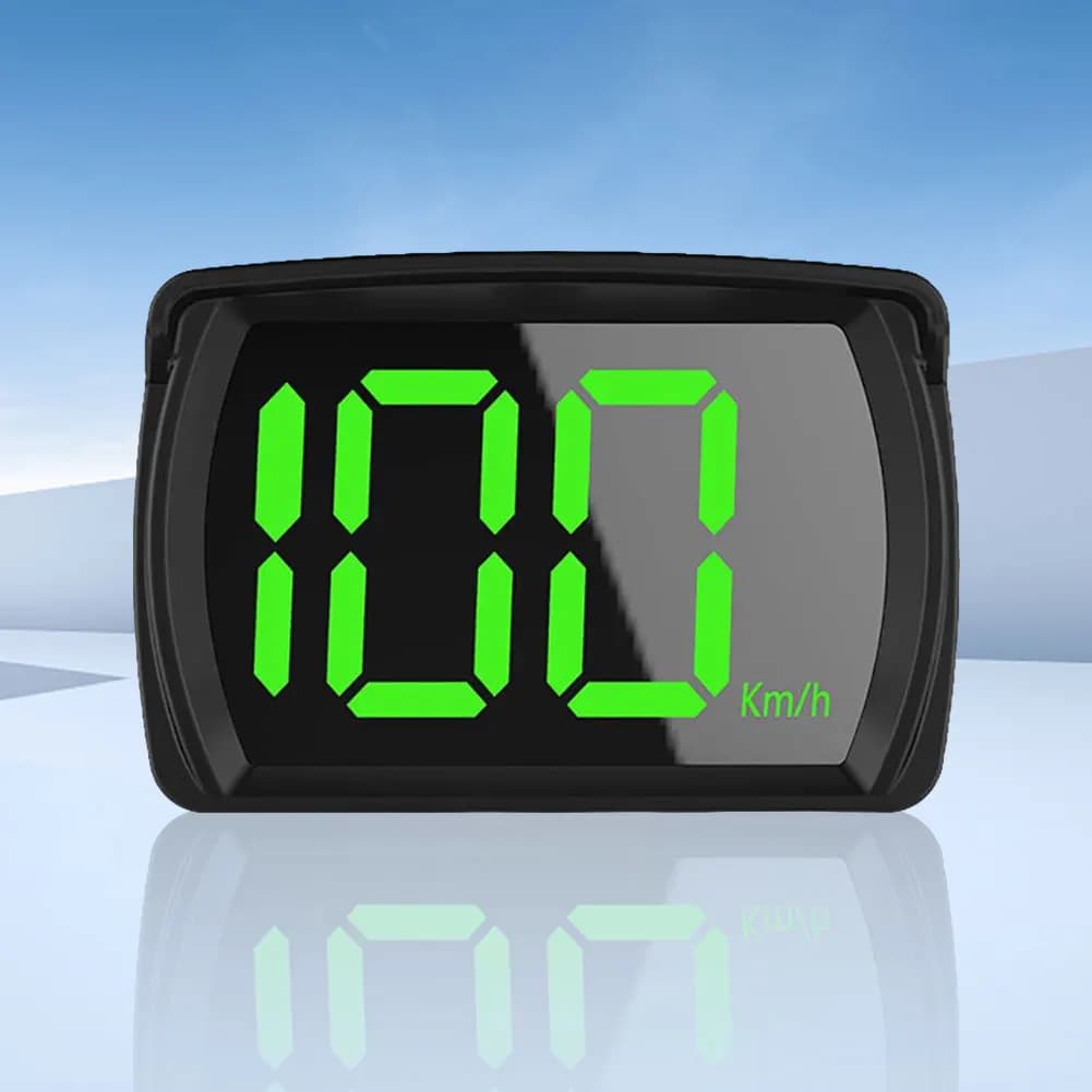 Tachimetro Digitale Universale Intelligente con GPS, Display LCD HD a Doppio Chip, Plug and Play per Tutte le Auto, Autobus e Camion