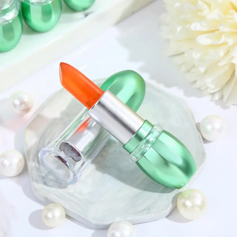 Aloe Vera Gel Jelly Discoloration Lip Gloss Peach Watermelon Grape Moisturizing Temperature-sensitive Sweet Hydrating Lipstick