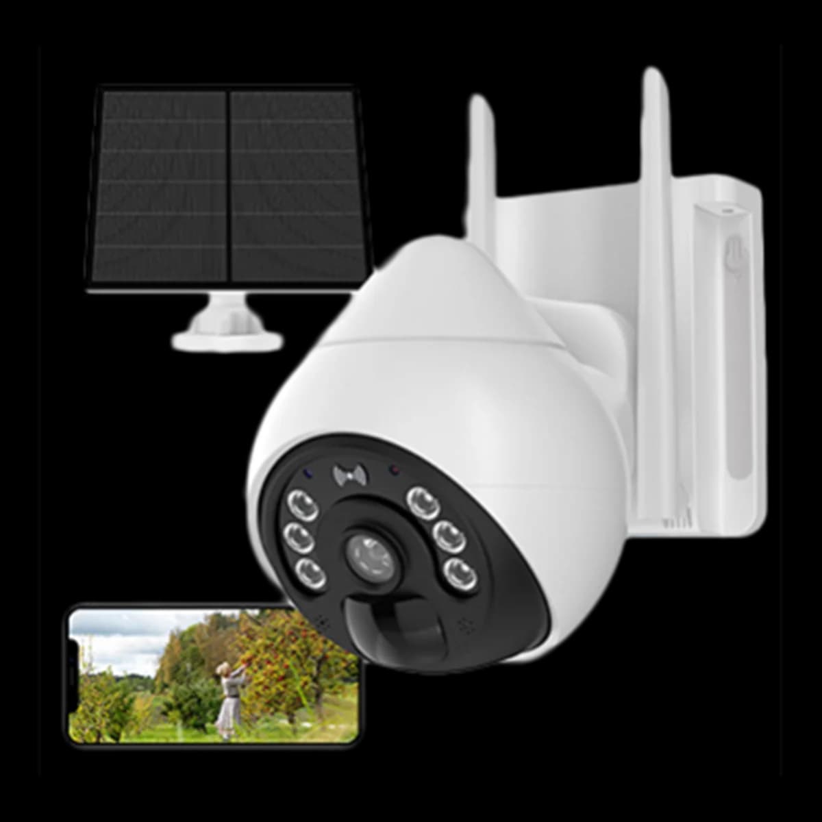 Vstarcam O-Kam 2MP 1080P Energia solare 4G/WIFI Telecamera dome IP a colori AI Rilevazione umanoide Sicurezza domestica CCTV Baby Monitor
