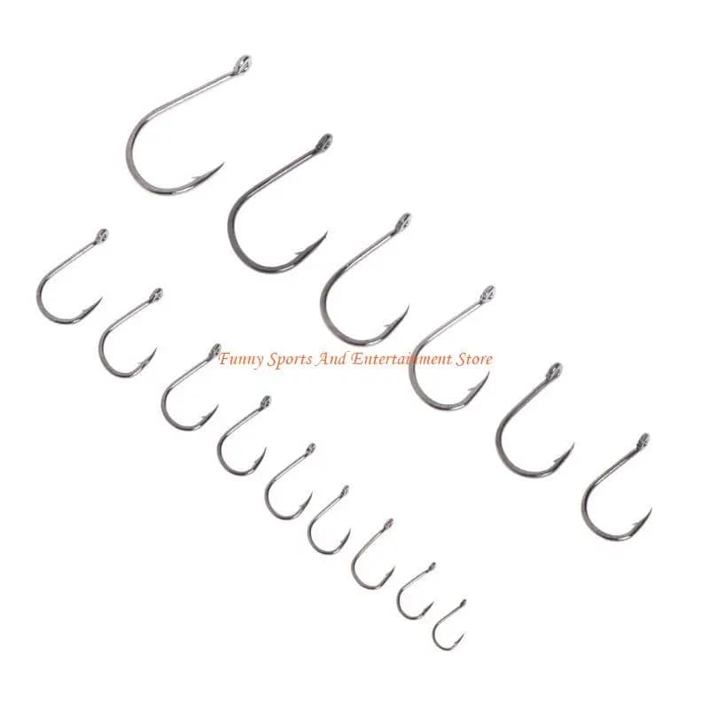 C4DE 50 pcs/box I love high carbon steel fishing Jig Ring Accessory for barbed carp equipment