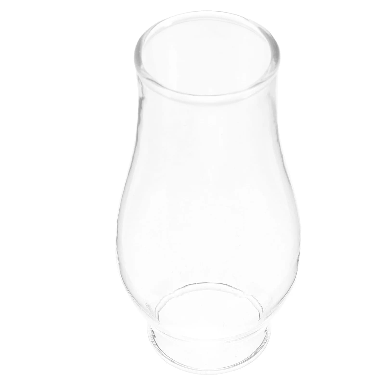 Paralume per lampada a olio vintage di ricambio per camino in vetro trasparente per riparazione lampade Illuminazione antivento Uso interno esterno