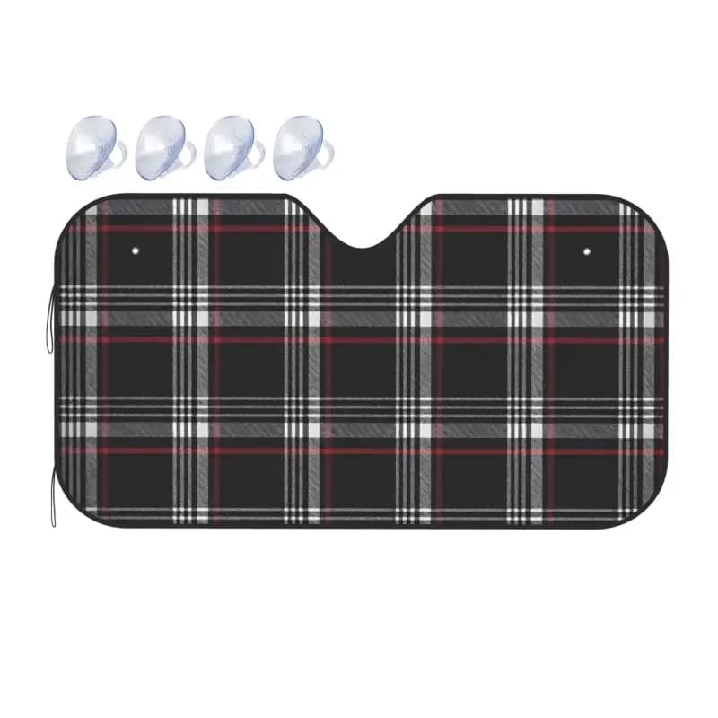 Parasole Pieghevole per Parabrezza Auto GTI Tartan, Protezione Visiera Anteriore, Riflettore Raggi UV Universale per Berlina e Camion