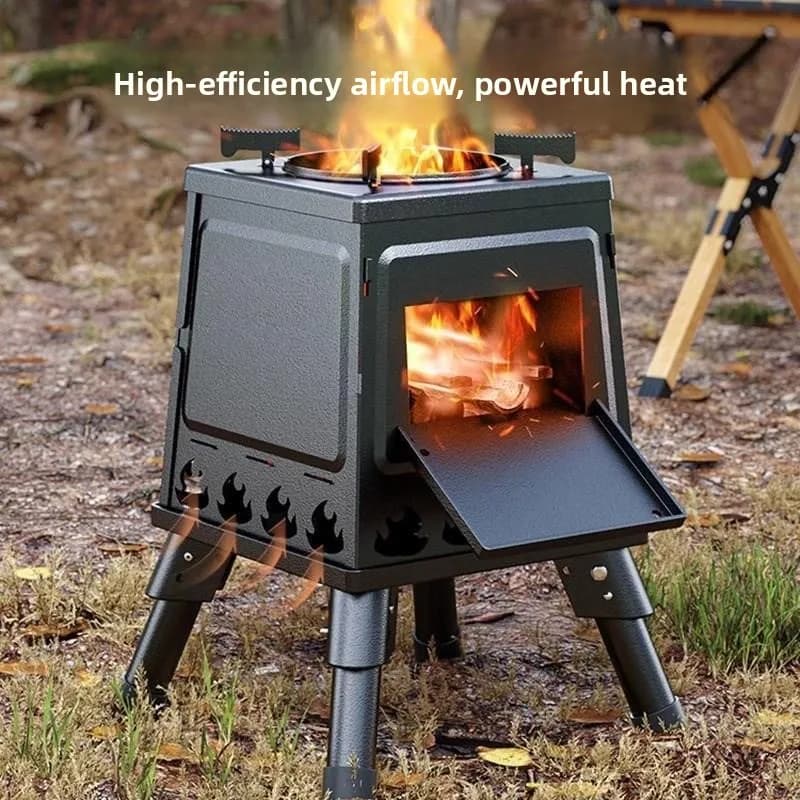 Portable High-End Outdoor Stove Wood Burning Camping Cooking Stove Portable Heater Stove Nesting Stove Portable Picnic Stove