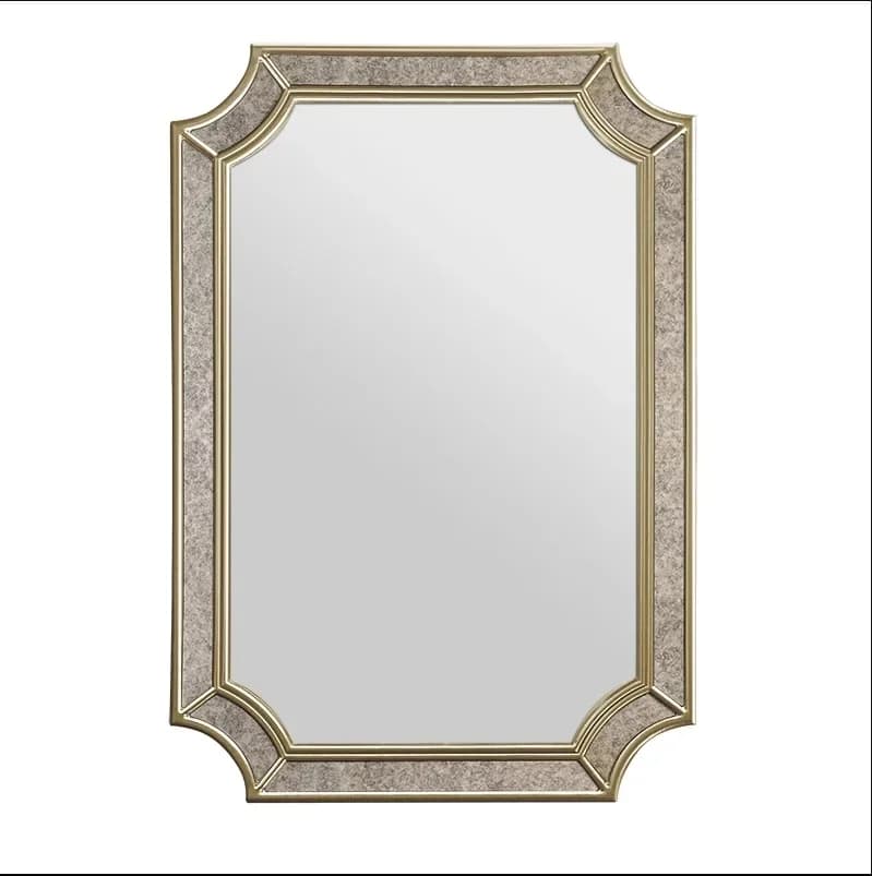 Stile francese, specchio da bagno, montaggio a parete, lavabo da bagno, specchio per trucco antiappannamento a parete