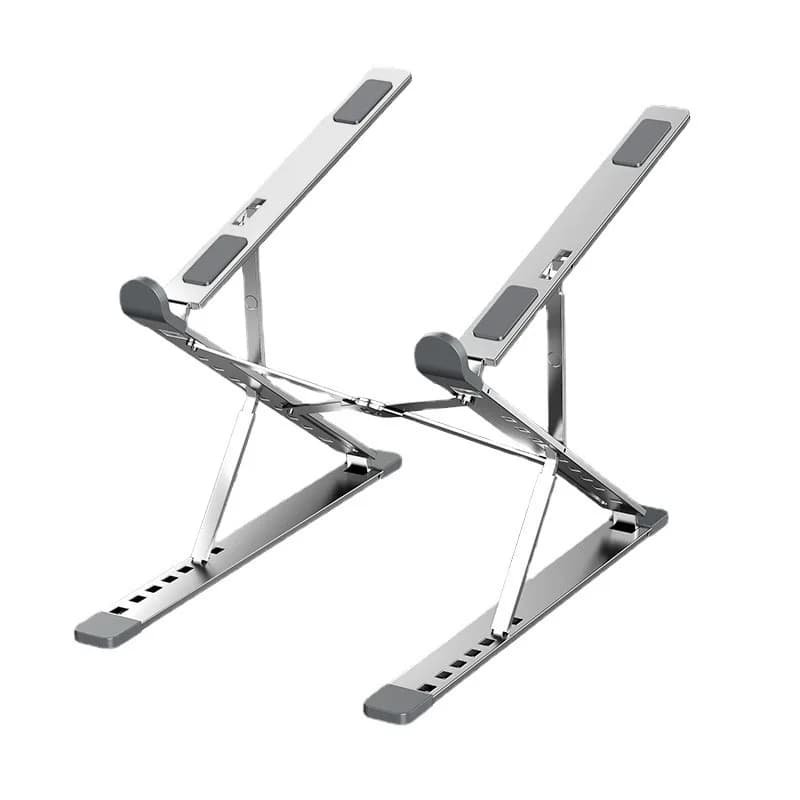 2025 Supporto per laptop per MacBook Pieghevole regolabile in alluminio Computer Pc Tablet Supporto Notebook Tablelaptop Supporto Dissipazione del calore