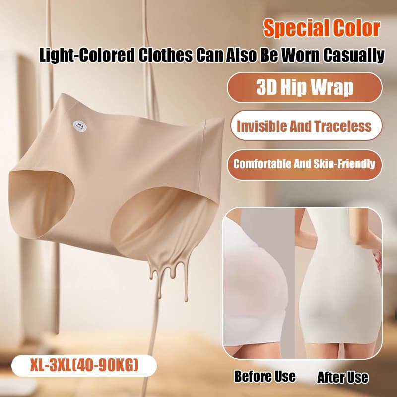 Brelira Women Seamless Silk Panties Soft Thin Female Underwear Sexy Mid-Rise Briefs Ice Silk Underpants Lingerie