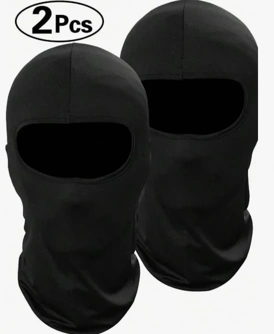 Set di 2 Maschere Integrali, Cappello Balaclava, Cappello Tattico Militare CS, Cappello Invernale da Sci e Ciclismo, Sciarpa Protettiva dal Sole, Maschere Calde per Sport all'Aperto