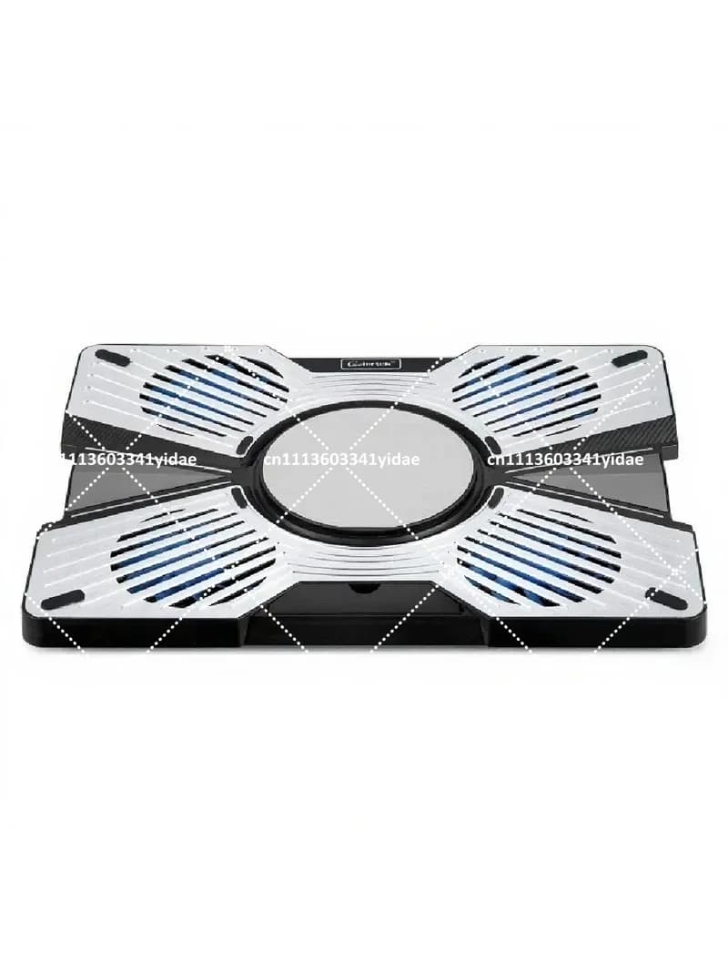 Aluminum Alloy Laptop Cooler Base with Fan, Semiconductor Chip Cooling Pad for Tablet Stand