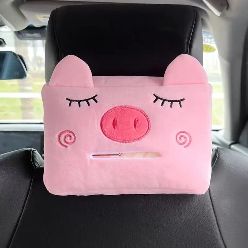 Porta fazzoletti per auto, creativo e carino, organizer per sedile posteriore sospeso, accessori interni di fascia alta